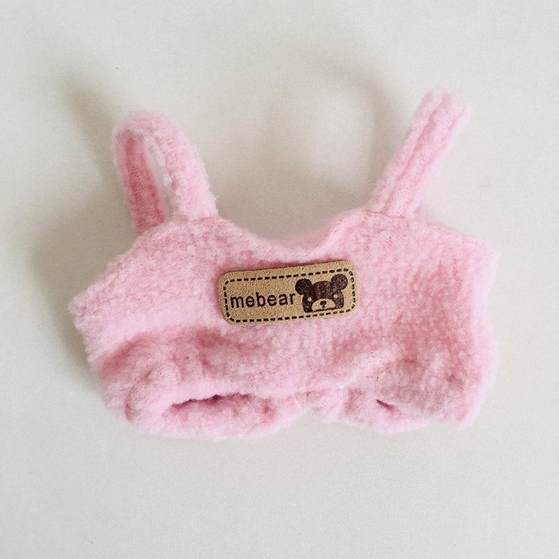 בגדי בובת קטיפה ויניל חמודה 17 ס"מ קופסה עיוורת - תליון LaBuBu שמלת אביזרים