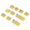 10Pcs Custom Keycaps PBT Dye Sublimation Vibrant Color Puppy Style Wear Resistant Fadeless Durable Keyboard Keycaps