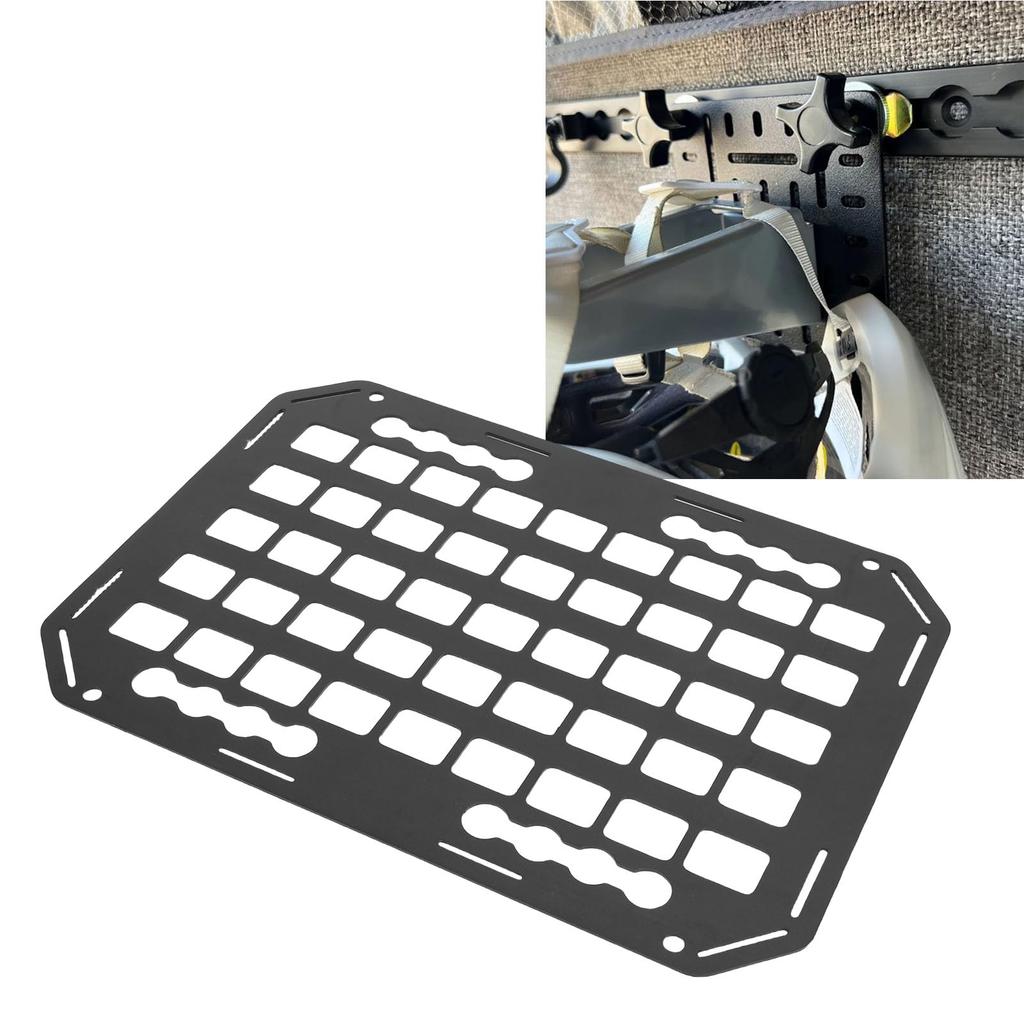 Jiawu Truck Bed Molding Aluminum L Truck Cargo Storage Organizer for SUV Pickup Side Bed Molding Truck Storage Organizer Vehicle Molding Panel Panel,