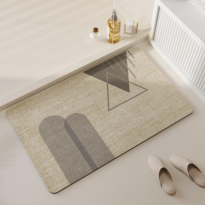 

Диатомовая земля Ваби-саби коврик для ванной: Впитывающий, Быстросохнущий, Износостойкий, Нескользящий Коврик для Дома, Прихожей и Ванной. 40*60cm (2.5mm Diatomaceous Earth)