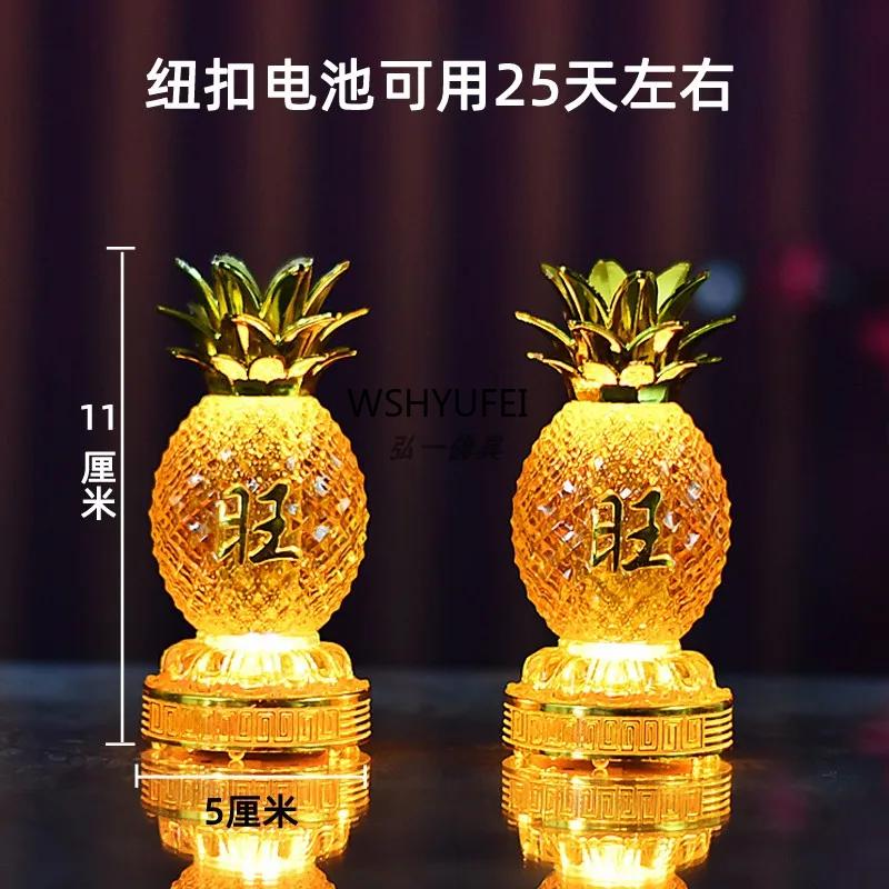 Gott des Reichtums Lampe Elektrischer Kerzenständer Zubehör Buddha LED-Licht Ewige Kerzenlampe Rauchfrei Haushalt Darbringungen an Buddha machen