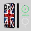 TOPLBPCS England British Uk Flag Phone Case Magnetic Case For IPhone 16 14 13 12 11 15 Pro Max Plus For Magsafe Wireless