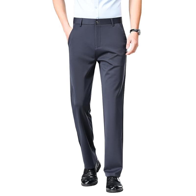 [HMT] slacks men's pants summer clothes cooling pants suit pants Cool touch sensation Thin long pants business work clothes pants no tack stretch