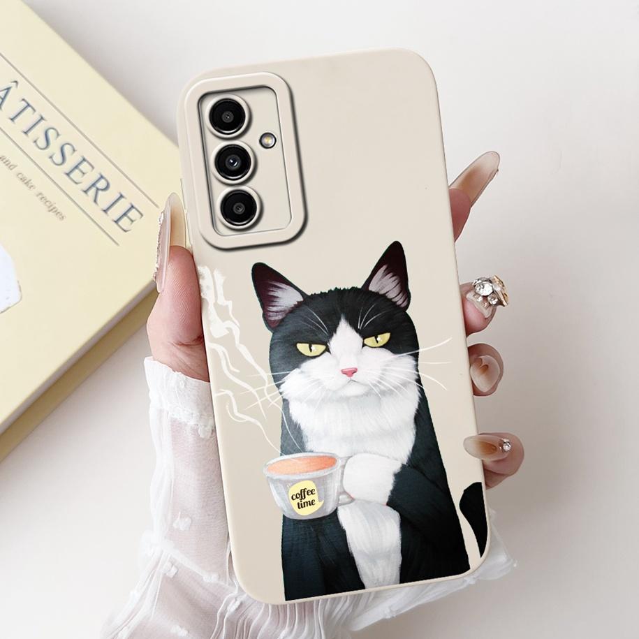 For Samsung Galaxy M34 5G Case Galaxy M34 M14 F34 5G Cover Shockproof Liquid Silicone Phone Cover For Samsung M15 F15 2024 Coque
