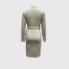 Europe and the United States New Spring French Hip Skirt Socialite Xiaoxiangfeng Waist Dress