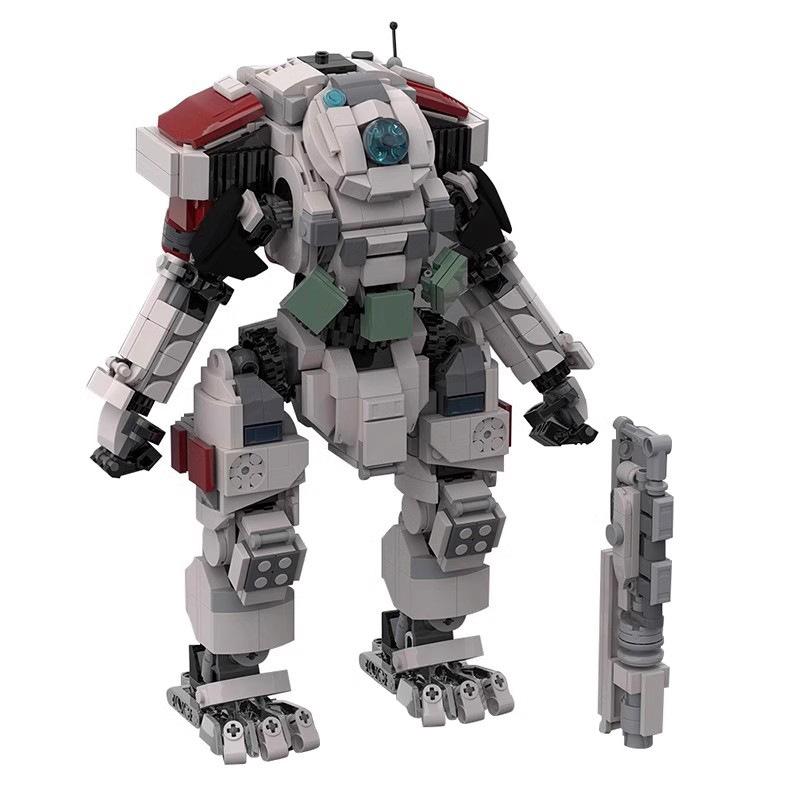 Bricks Compatible Creative Flame Titan Mech Creative Titanfall 2 Building Blocks