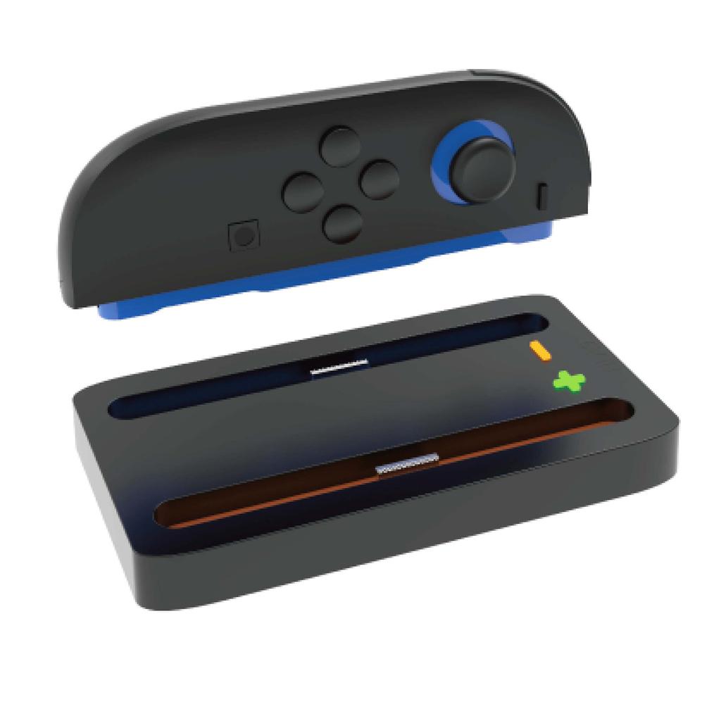 HBS-2809 For Nintendo Switch 2 Joy-Con Handle Charger Base Dual Slot Charging Dock with LED Indicator