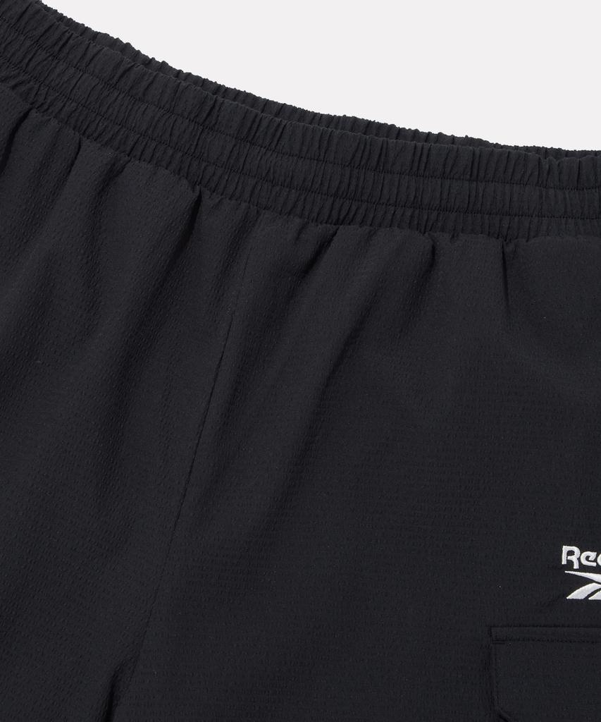 Reebok Seersucker Cargo Shorts - Black