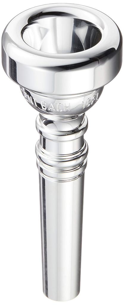 BACH Flugelhorn Mouthpiece 1C, Silver Plated Finish