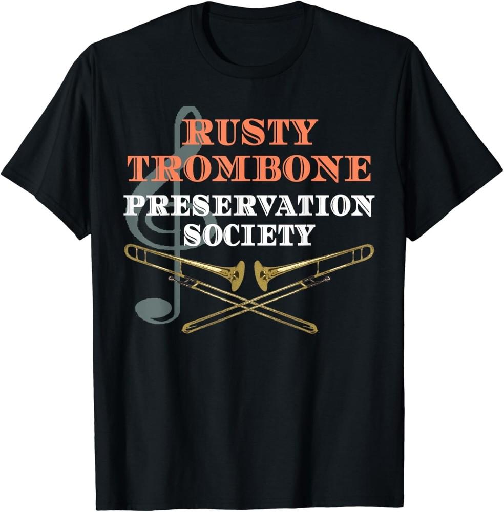 

Rusty Trombone Shirt Funny Crude Adult Humor Graphic Gift Unisex T-Shirt 4XL