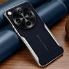Luxury Business Vegan Leather Lens Protection Back Case for Oppo Find X9 Ultra Glass Version / Find X9s Pro Slim Plating Cover