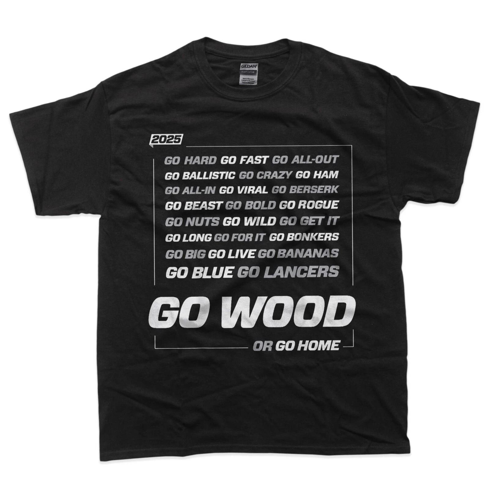 

Longwood Lancers Basketball Go Wood 2025 Officially Licensed T-Shirt 2XL