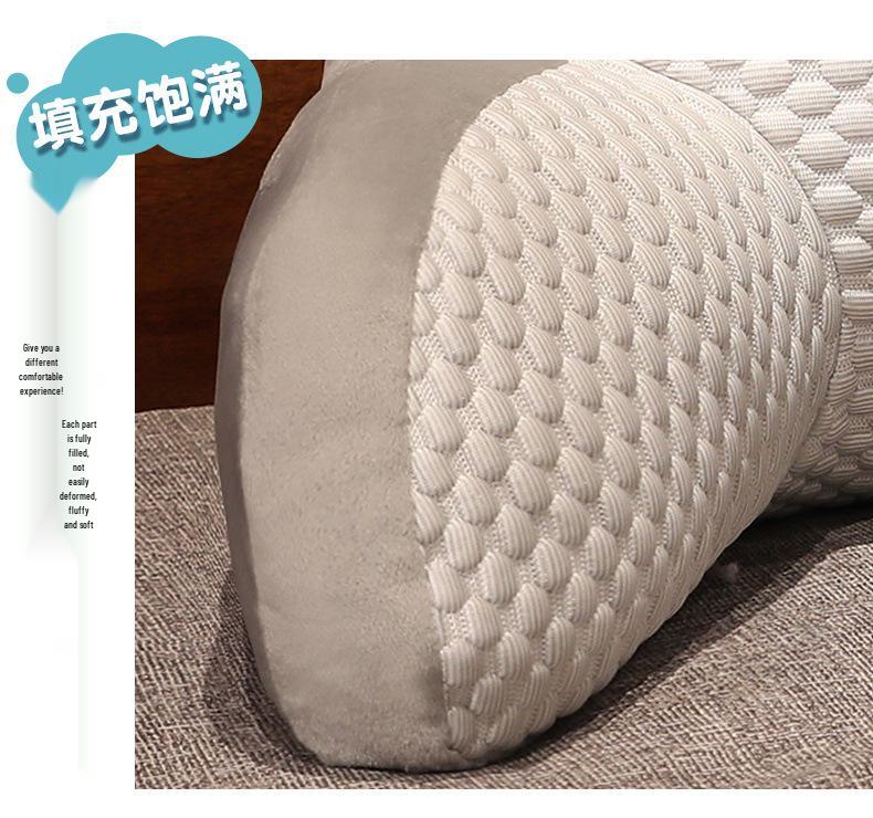 Ice Bean Headboard Cushion: Soft Lumbar Support Pillow for Bed, Sofa, or Dorm - Large Backrest & Throw Pillow for Students