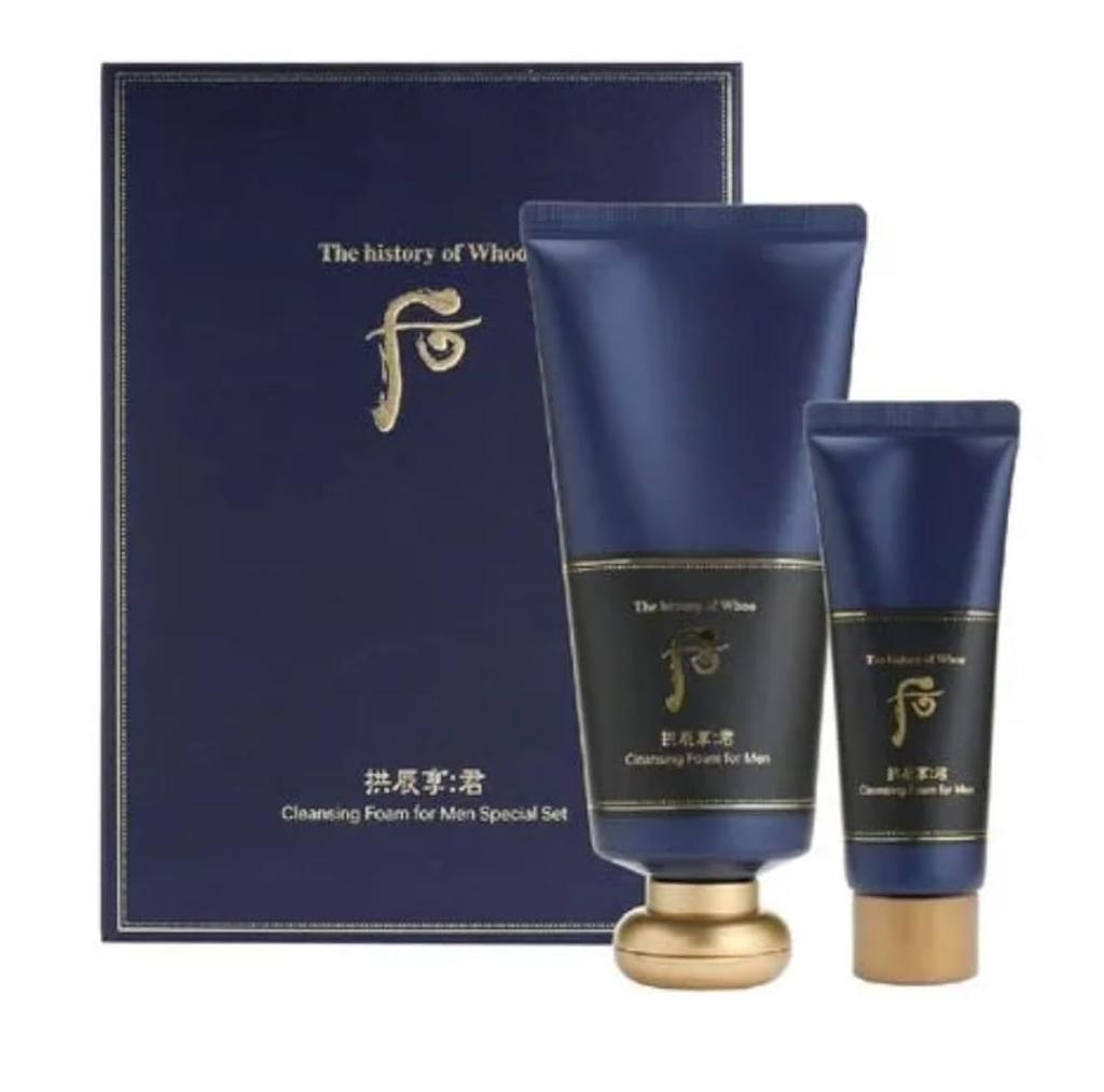 The history of whoo Gongjinhyang Cleansing Foam Special Set for Men / Moisturizing, Korean Cosmetics, Kbeauty