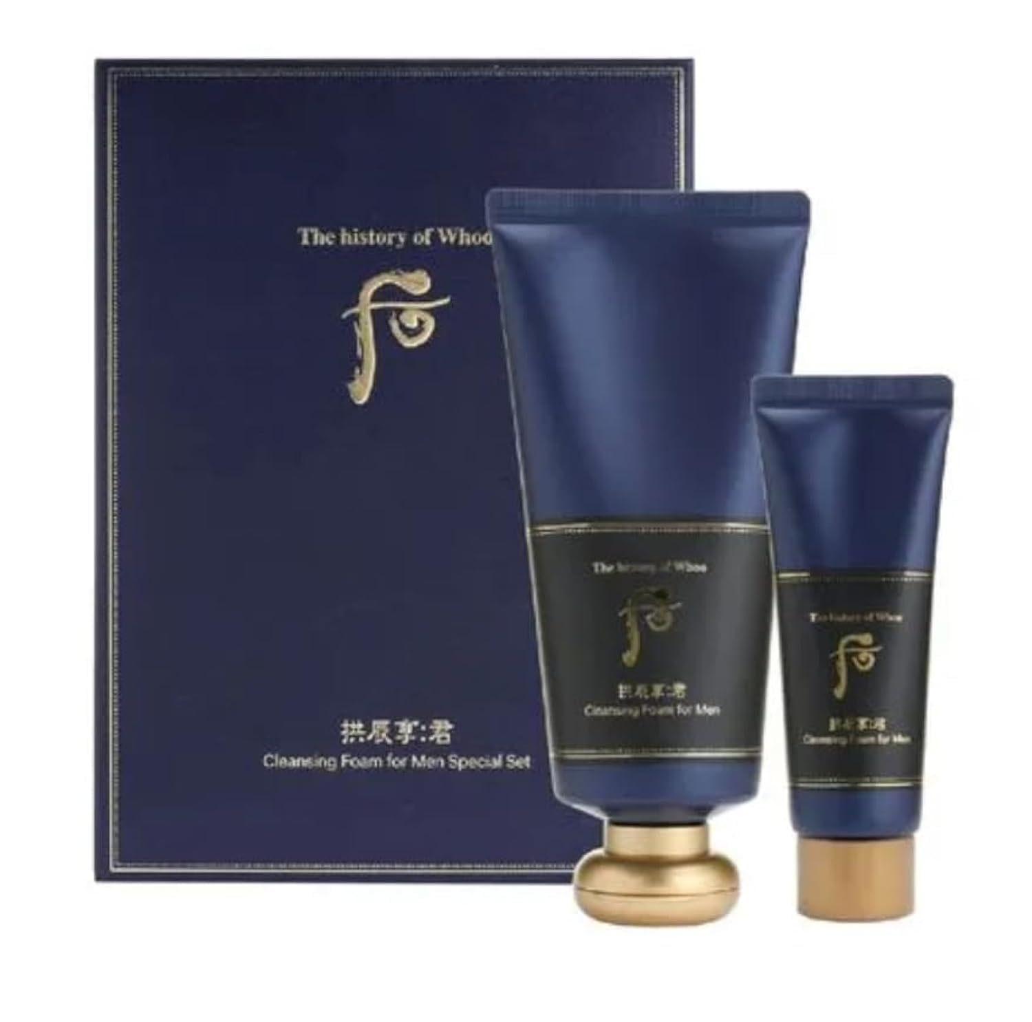 The history of Whoo Gongjinhyang Cleansing Foam Special Set for men / Moisturizing, Korean Cosmetics, Kbeauty