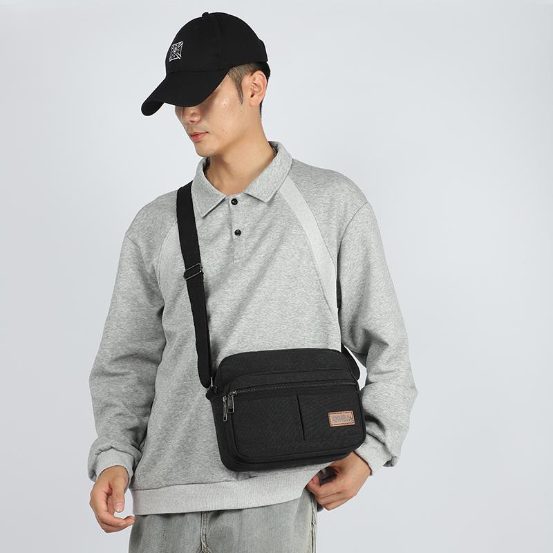 Fashion Canvas Single Shoulder Bag Unisex Travel Crossbody Bag Outdoor Casual Satchel Vintage Messenger Bags