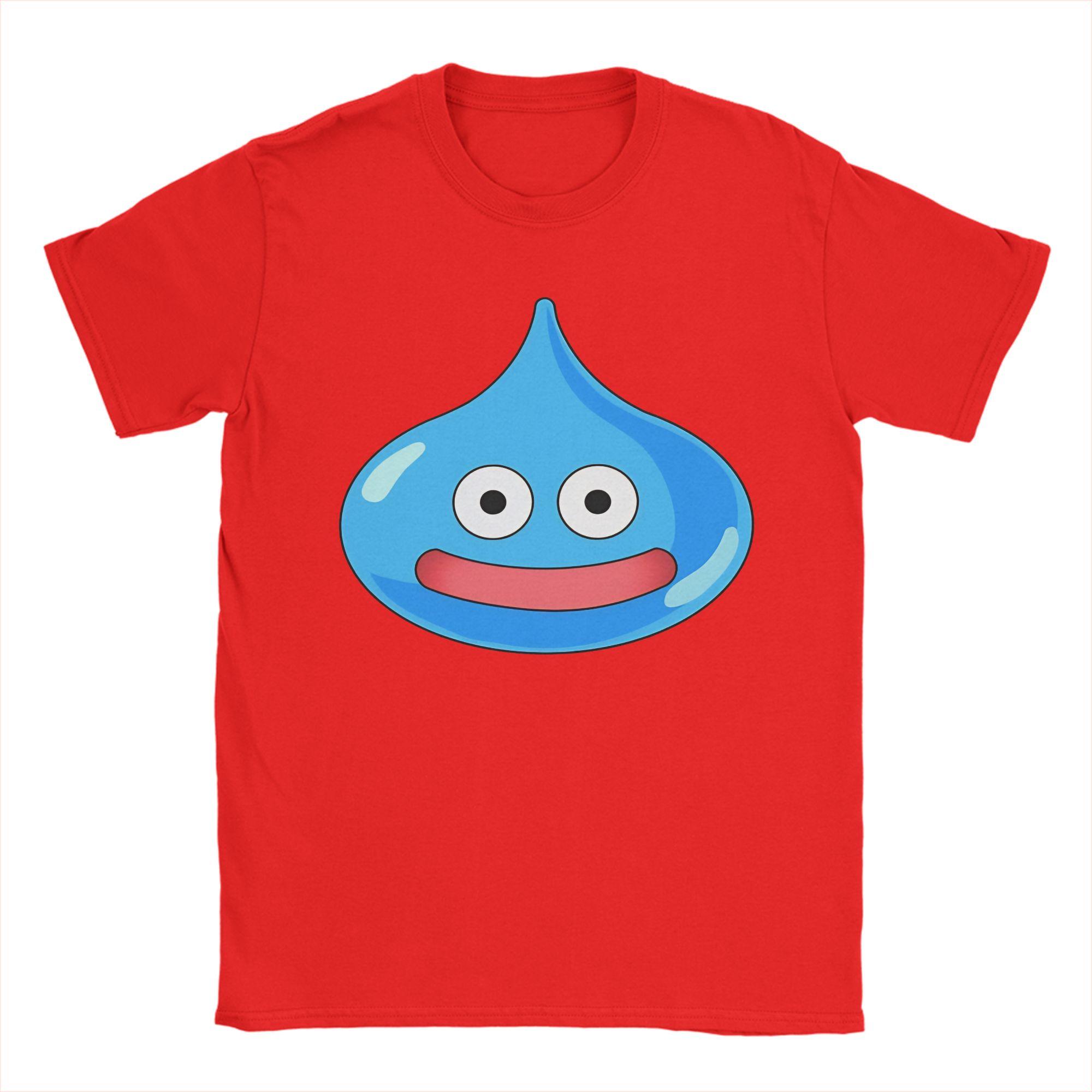 Dragon Quest Slime Cotton T Shirt For Unisexs Summer  Aesthetic T Shirts O Neck Novelty Tee Shirt Oversize Printed Clothing S