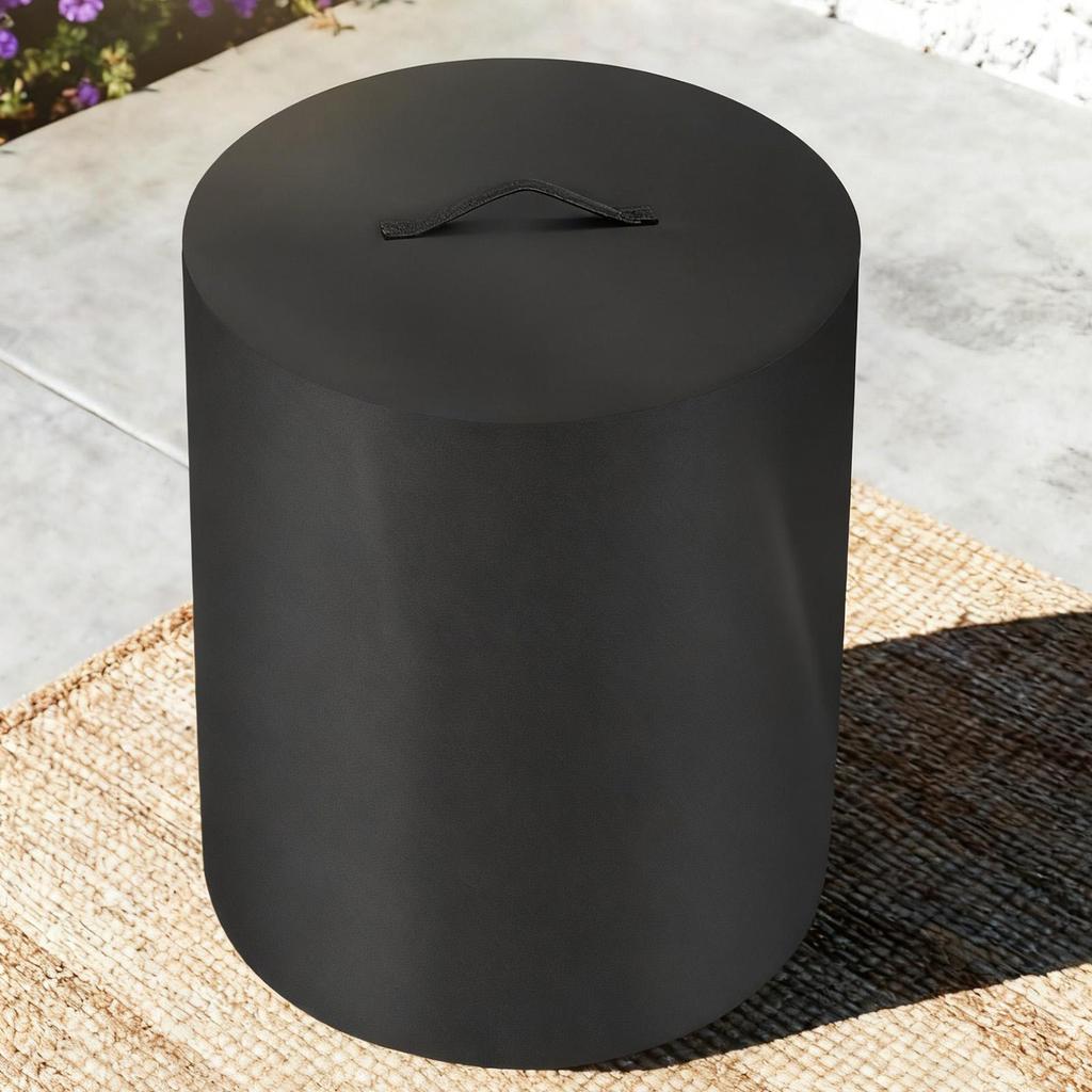 Propane Heater Cover Weather-Resistant Waterproof Round Patio Fire Pit Covers For Yards Porches Gardens Lawn Party Indoor