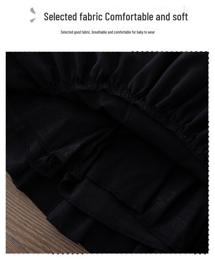 Girls' College Style Pleated Skirt - Anti-Exposure, Puffy Design for All Seasons