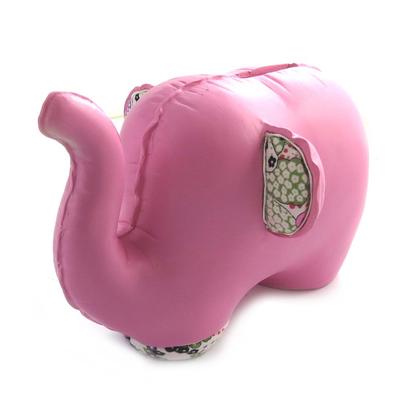 Frozen [N0888] - Resin Money Box 'Elephant' Pink - 17x13x11 Cm