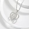 Heart-shaped Eternal Love Ocean Heart Necklace Gift for Girlfriend