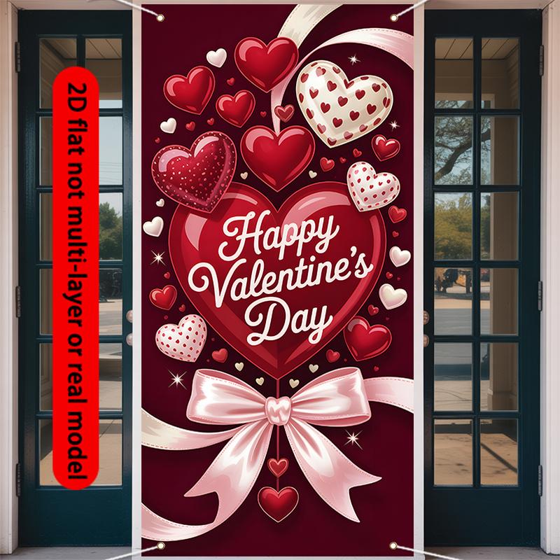 2D Flat - 2D Banner 2D Flat - 2D Banner 1pc 2D Flat Design Banner Valentines Day For Wedding Valentines Day