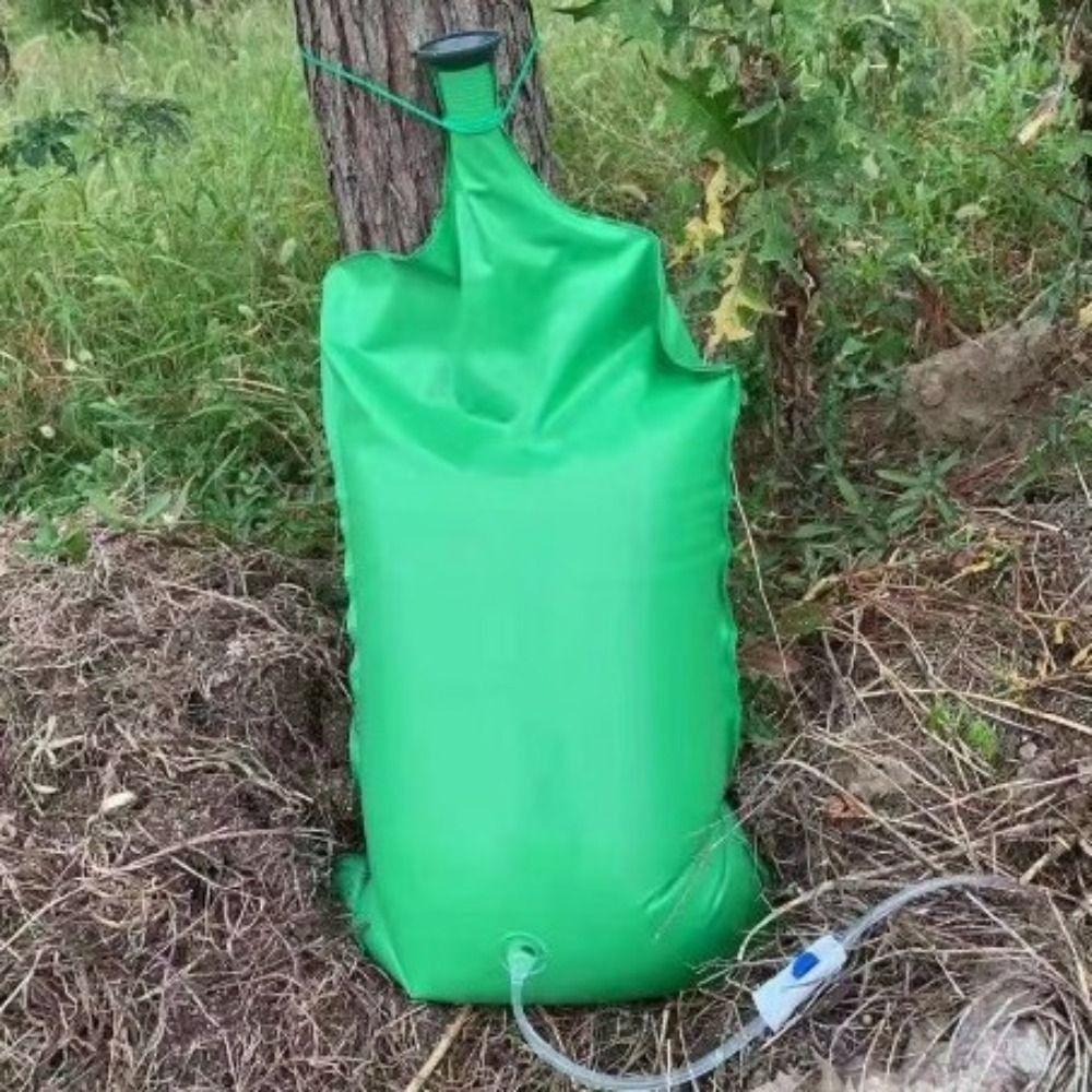 15/40L Trees Drip Irrigation Bag Reusable Water Supply Bag Plant Watering Pouch Outdoor Dripping