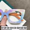 Women Luxury Cat Eye Reading Glasses Ladies Fashion Oversized Presbyopia Unisex Luxury Anti-Blue Light Far Sight Eyeglasses