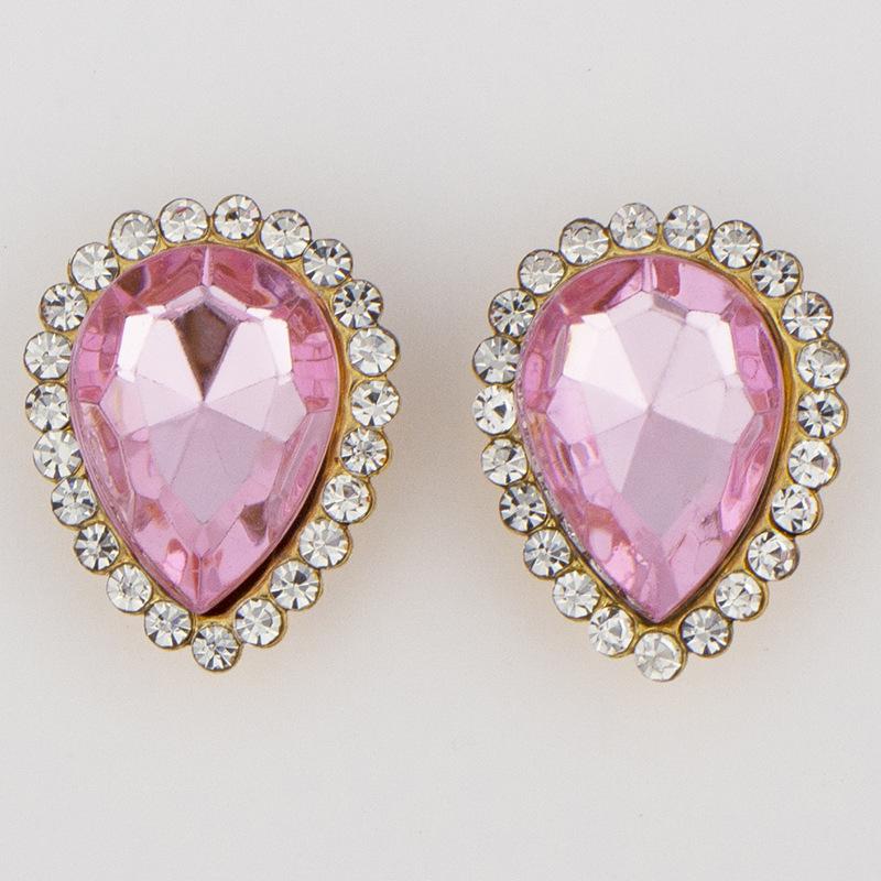 Sunflower Teardrop Acrylic Bow & Heart Hand-Sewn Diamond DIY Hair & Clothing Accessories