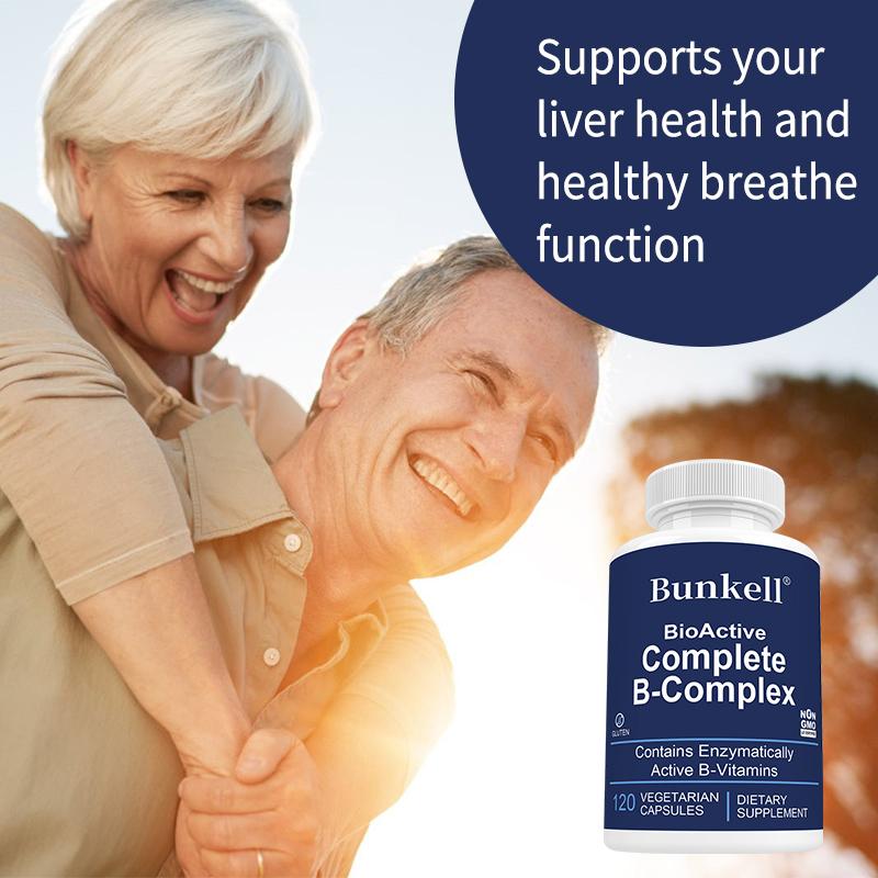 Bioaktive B-Vitamine, 120 vegetarische Kapseln