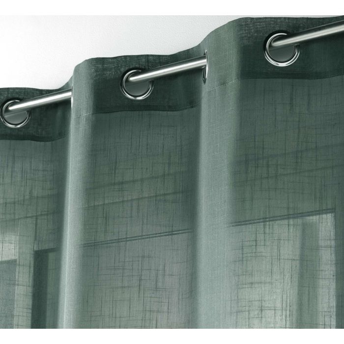 Voilage effet lin 140 x 240 cm Zazy kaki
