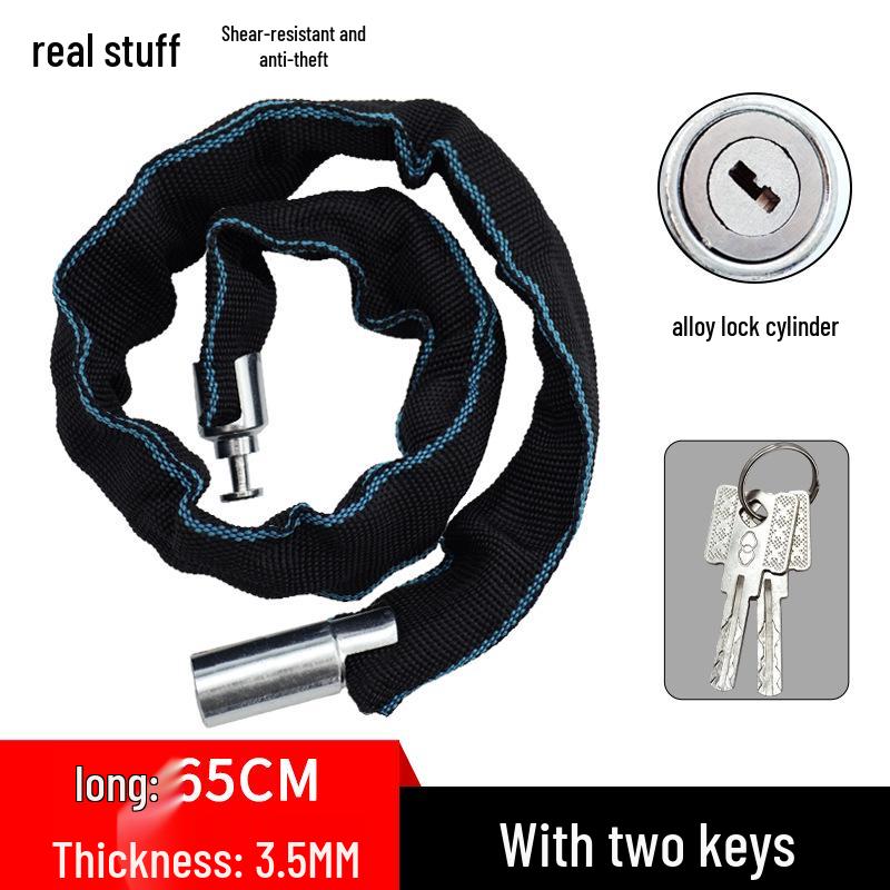 Copper Core Anti-theft Portable Bike & Scooter Chain Lock