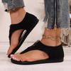 Fashion Summer Designer 2025 New Women Sandals Low Heel Solid Indoor Outdoor Women Comfortable Lightweight Flip Flops Sandals Women