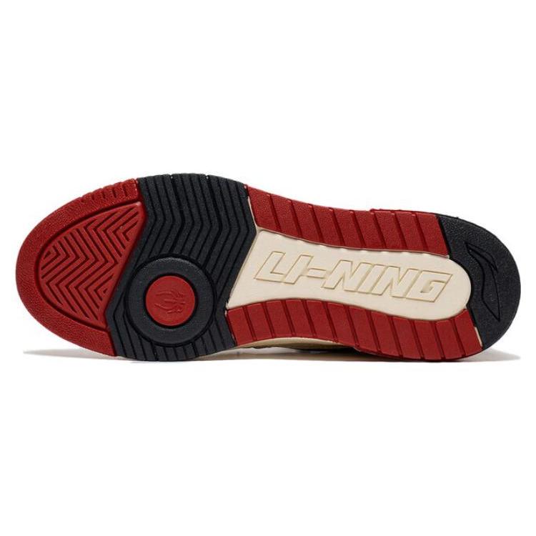 New LiNing Rookie 2 Cushioning, Wear Resistant Low Top Basketball Shoes Men's White Red ABCT039-1