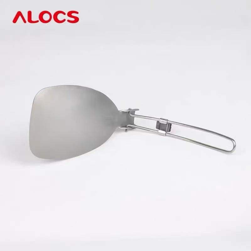 Alocs Outdoor Camping Cutlery 48g Foldable Camping Set - Spoon and Shovel, Aircraft Aluminum Backpacking/Hiking