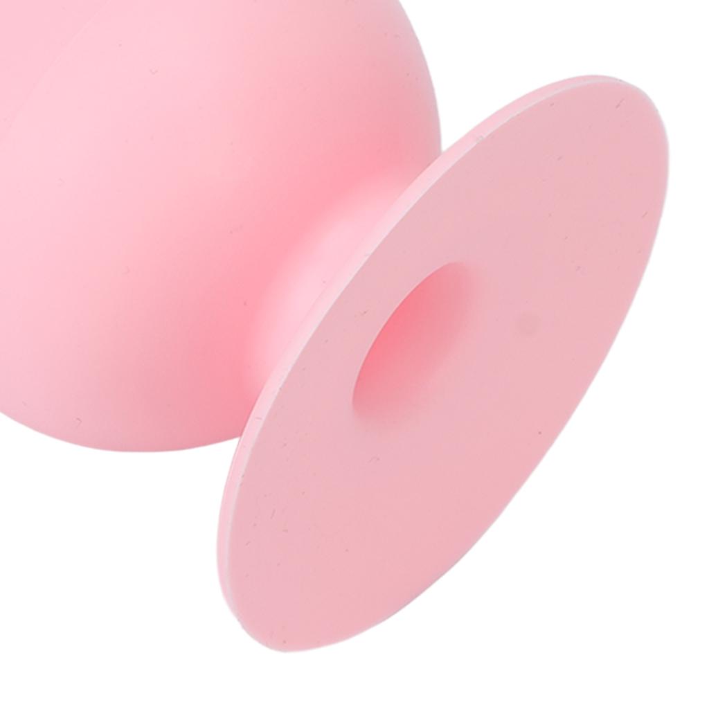 Desktop Storage Cup Soft Silicone Sucker Type Paper Trash Debris Collector Can for Handicrafts Waste