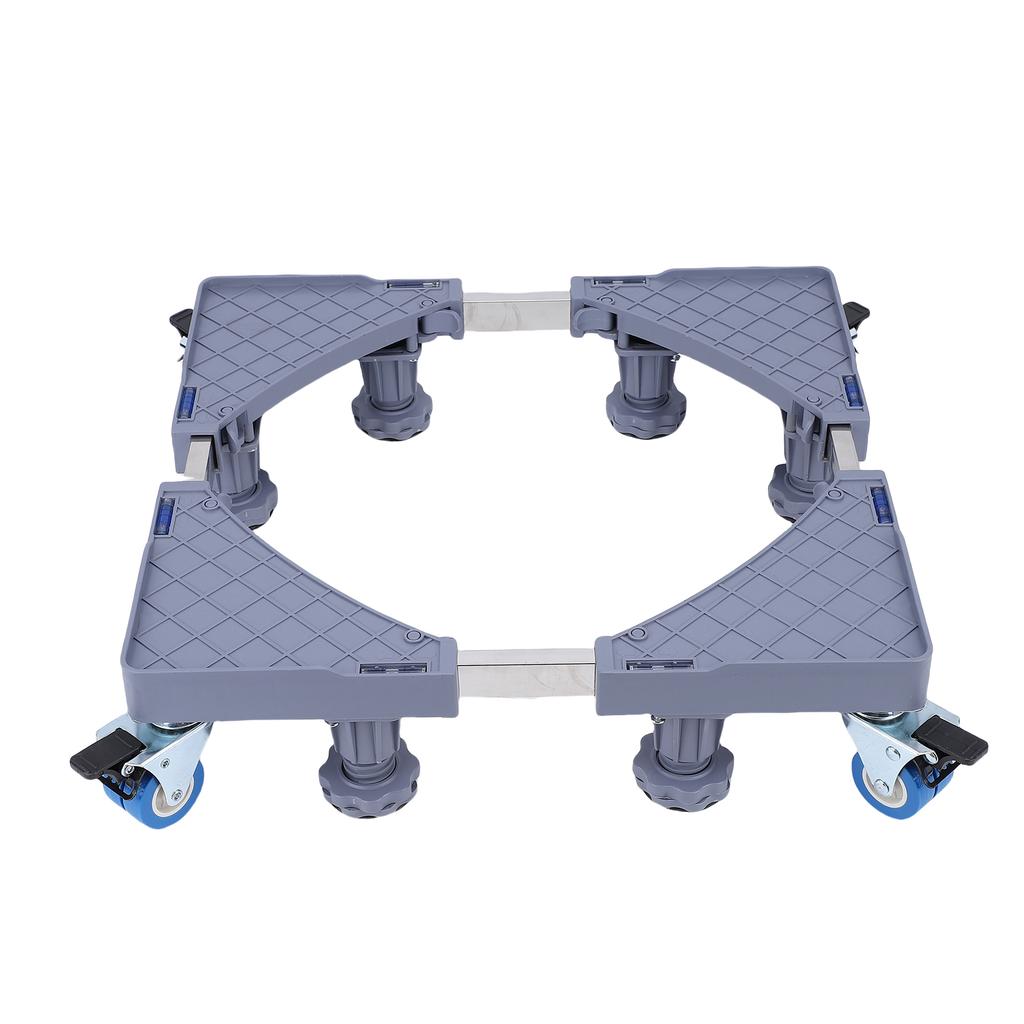 Kühlschrankständer Mobile Basis Verstellbare Möbelkarre mit 8 starken Füßen 4 Feststellrädern für Waschmaschine Waschmaschine