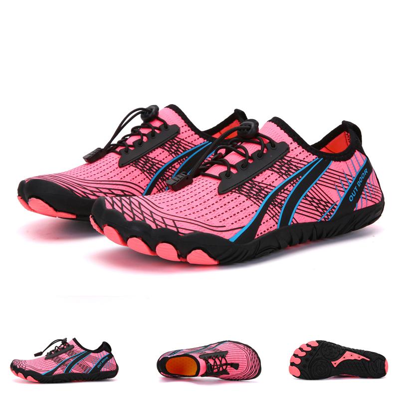 Unisex Übergröße Wassersportschuhe Atmungsaktive Mesh Watschuhe Strandschuhe