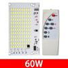 1Pcs 25/40/60/100/250W LED Solar Light Board Remote Control Floodlight  For Outdoor Garden Lamp