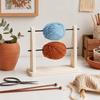Solid Wood Yarn Spinner Holder Detachable Wool Storage Rack Wire Winding Rack Craft Supplies