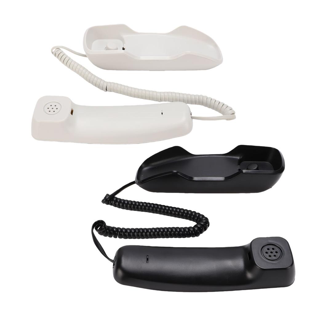 Wall Mountable Basic Corded Telephone Slimline Retro Wall Mounted Landline Telephone With Dtmf Support For Fsk Cid  For Home