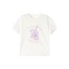 Deesha Girls' Bunny Print Short Sleeve T-Shirt
