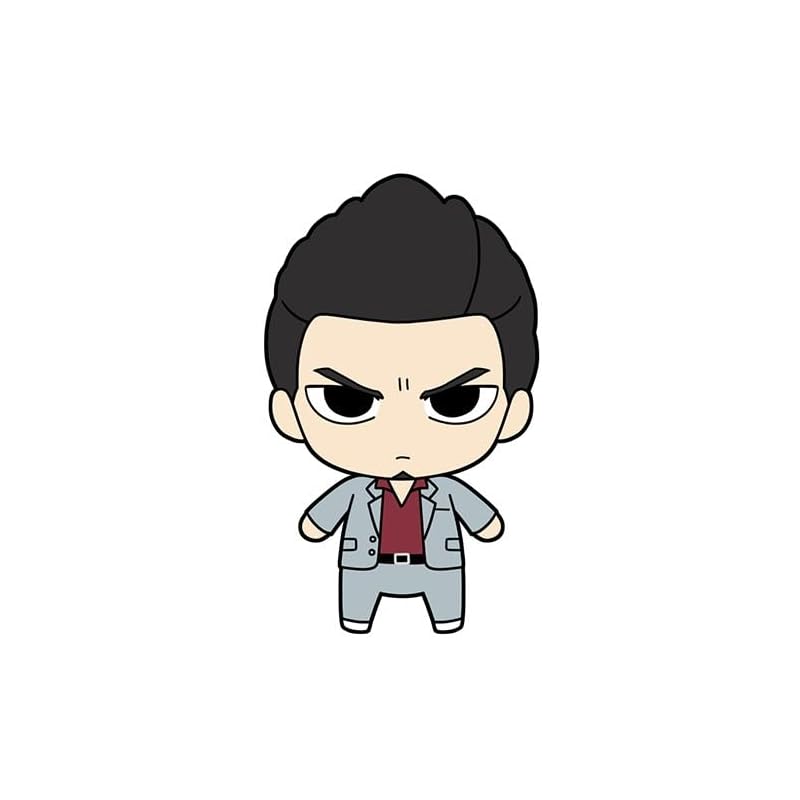Yakuza Plush Toy & Badge Set: Kiryu Kazuma