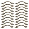 1Set Delicate Drawer Pull Handles Premium Zinc Alloy Pulling Handles for Cabinets Closets Wardrobes Kitchen Cabinets Decorative