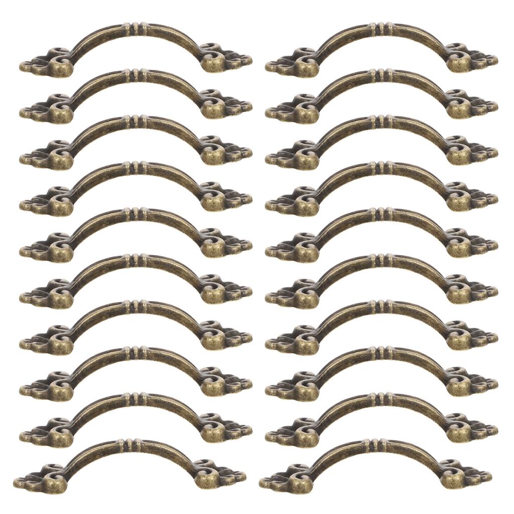 1Set Delicate Drawer Pull Handles Premium Zinc Alloy Pulling Handles for Cabinets Closets Wardrobes Kitchen Cabinets Decorative
