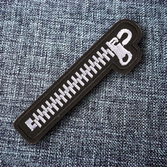 Aplicație DIY Decorațiune cu Fermoar Insignă Cusută pentru Îmbrăcăminte Accesorii Haine Petice