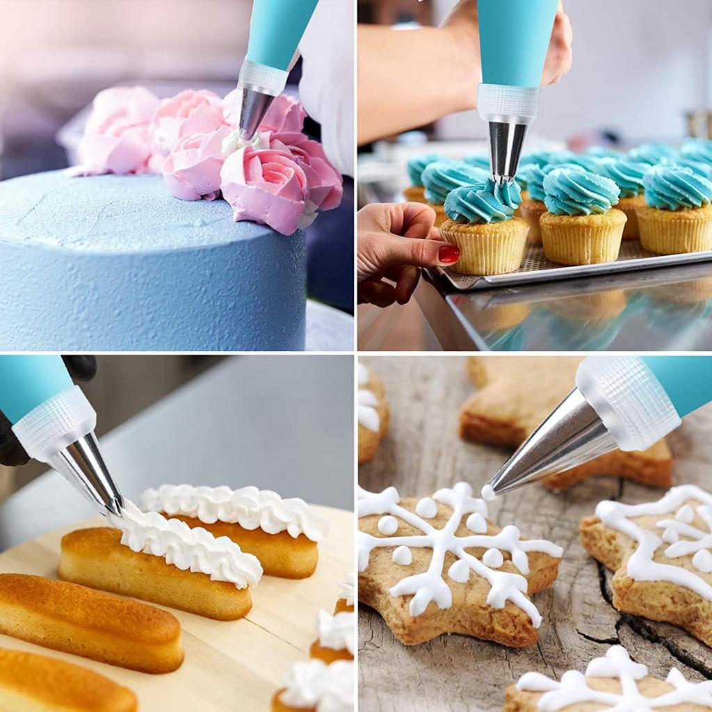 DO48 Decorator Cake Piping Syringe + 8 Tips