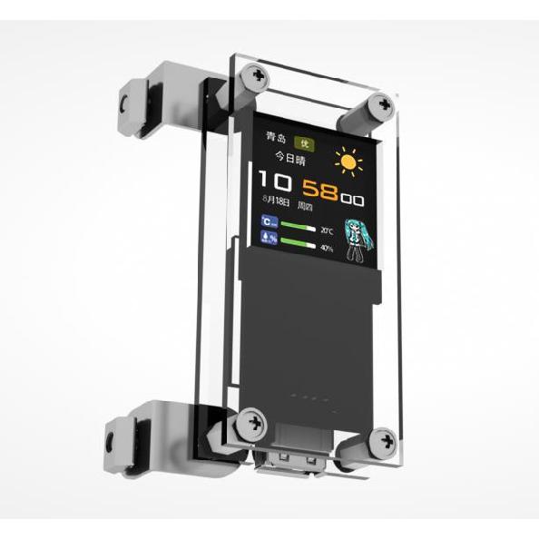 Open Chassis Stand Vertical Transparent Creative Personalized Water Cooling Mini Simple Platform Computer Stand Personalized Chassis