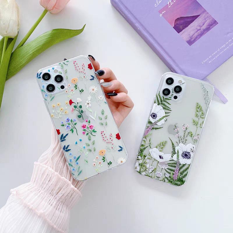 Floral Flower Clear Case for Huawei Honor 90 Lite X9A 5G X7B X8B X9B Y9 Prime 2019 Nova 3i 5T 6 7 9 SE P40 Lite P30 Pro Cover