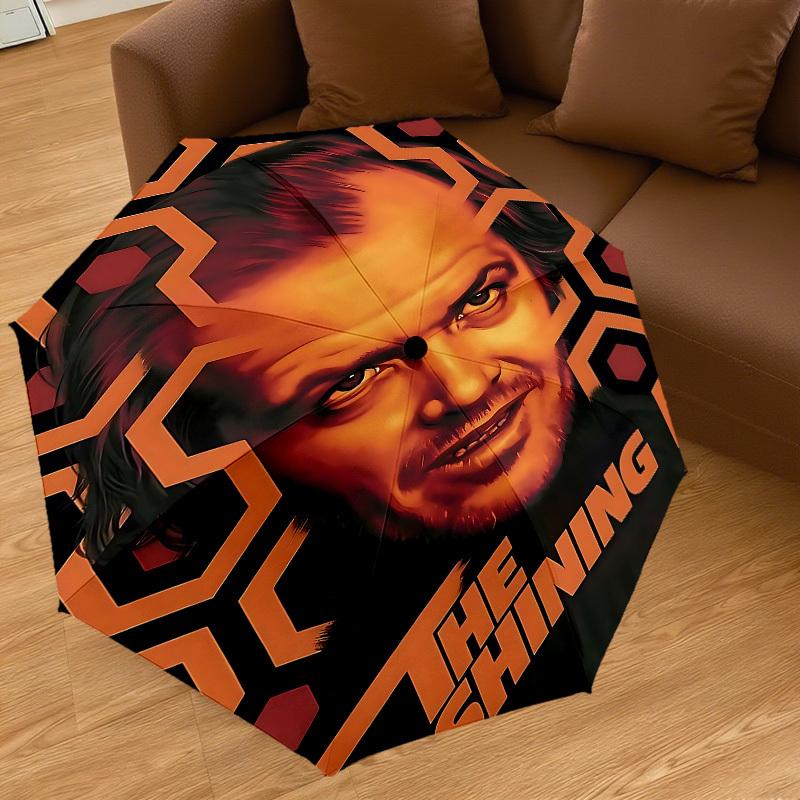 1PC The Shining Umbrella-8-Rib Reinforced, Automatic Open, Lightweight & Durable-D2646